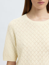 Selected Helen neule - luonnonvalkoinen - naisten muoti  - vaatteet - pukeutuminen - lifestyle - IHANA Store - kotimainen verkkokauppa