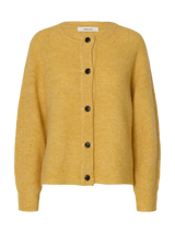 Selected Lulu neuletakki lyhyt - keltainen - neuletakit - naisten vaatteet - muoti - pukeutuminen - lifestylemyymälä - IHANA Store