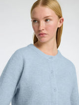 Selected Femme Lulu lyhythihainen neuletakki - vaaleansininen - neuleet ja neuletakit - yläosat - Naisten vaatteet - IHANA Store - lifestyle