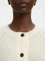 Selected Femme Lulu neuletakki - luonnonvalkoinen - neuleet ja neuletakit - yläosat - Naisten vaatteet - IHANA Store - lifestyle