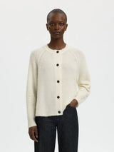 Selected Femme Lulu neuletakki - luonnonvalkoinen - neuleet ja neuletakit - yläosat - Naisten vaatteet - IHANA Store - lifestyle