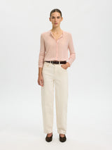 Selected Shirley neuletakki - roosa - neuleet ja neuletakit - yläosat - vaatteet - IHANA Store - kotimainen verkkokauppa