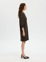 Selected Tenny collegemekko - ruskea - collegemekot - ruskea collegemekko - mekot - naisten muoti - IHANA Store