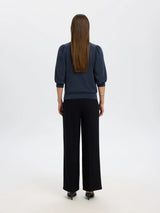 Selected Femme Tenny collegepusero - sininen - naisten paidat - puserot - collegepaidat - naisten muoti - lifestyle - IHANA Store