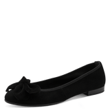 Tamaris ballerinat - musta - mokkanahkaiset kengät - naisten kengät - kenkämuoti - IHANA Store - kotimainen verkkokauppa