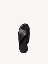 Tamaris nahkasandaalit - musta - pistokkaat - kesäkengät - naisten pukeutuminen - IHANA Store
