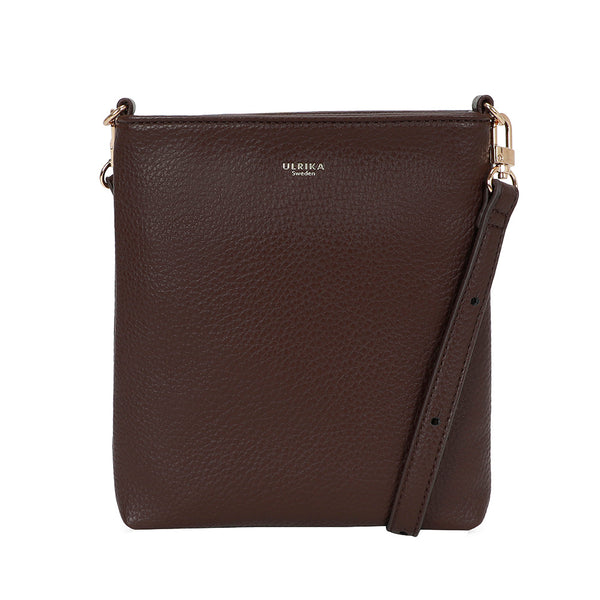 Ulrika Sweden messenger laukku - ruskea - naisten muoti - laukut - pukeutuminen - lifestyle - IHANA Store