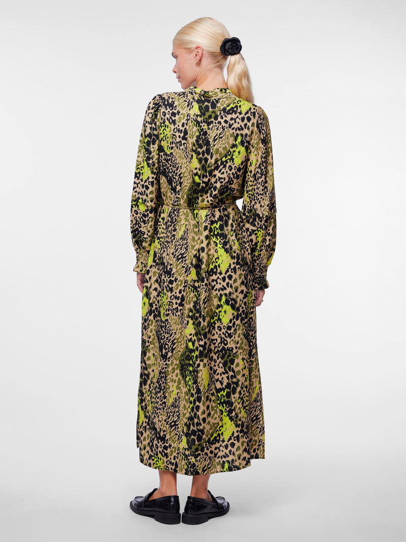 YAS Multana mekko - kuvioitu - leo - pitkä mekko - naisten vaatteet - IHANA Store - lifestylemyymälä