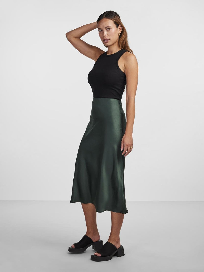 YAS Pella hame - vihreä - alaosa - naisten vaatteet - IHANA Store - lifestylemyymälä