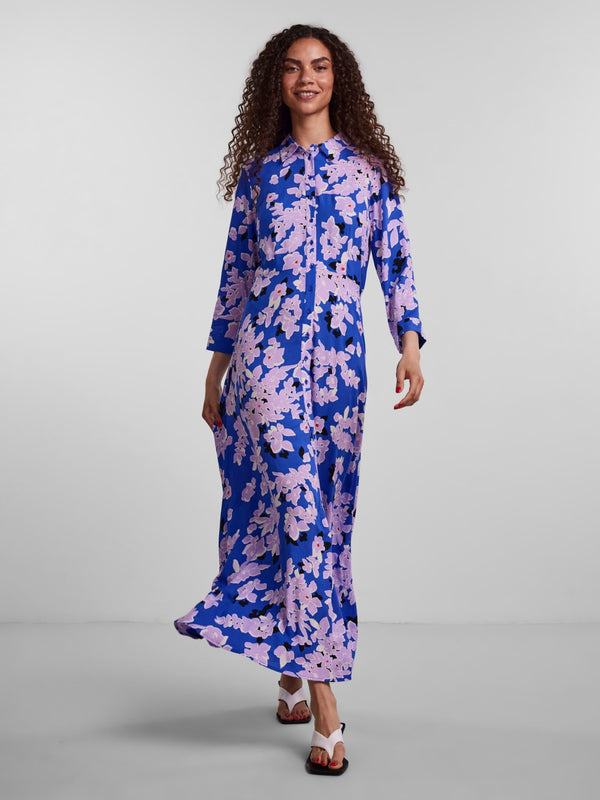 YAS Savanna mekko- sininen - kuvioitu - naisten vaatteet - IHANA Store