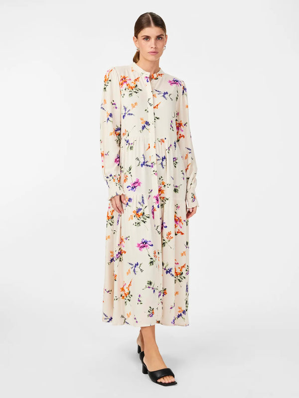 YAS Asina mekko - frillamekko - maksimekot - kukkakuvioitu - IHANA Store - lifestylemyymälä - naisten  vaatteet