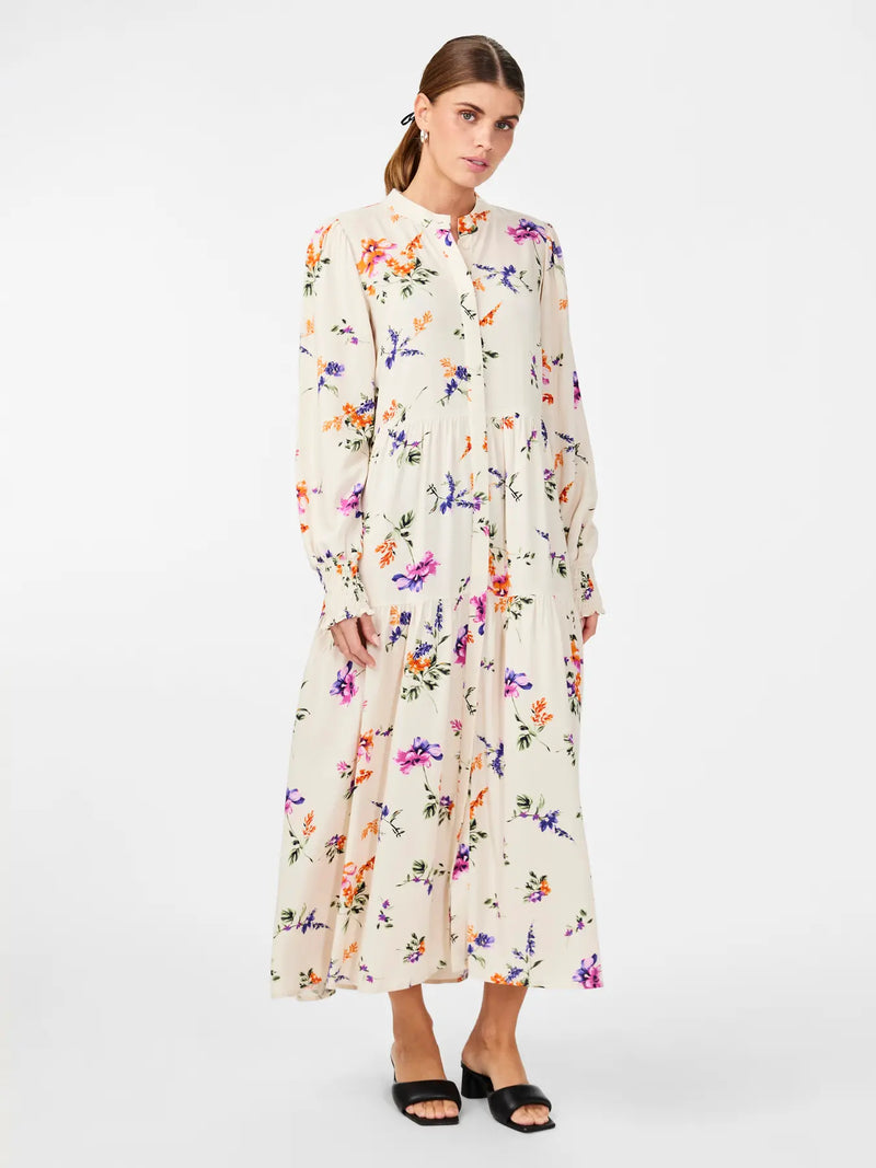 YAS Asina mekko - frillamekko - maksimekot - kukkakuvioitu - IHANA Store - lifestylemyymälä - naisten  vaatteet