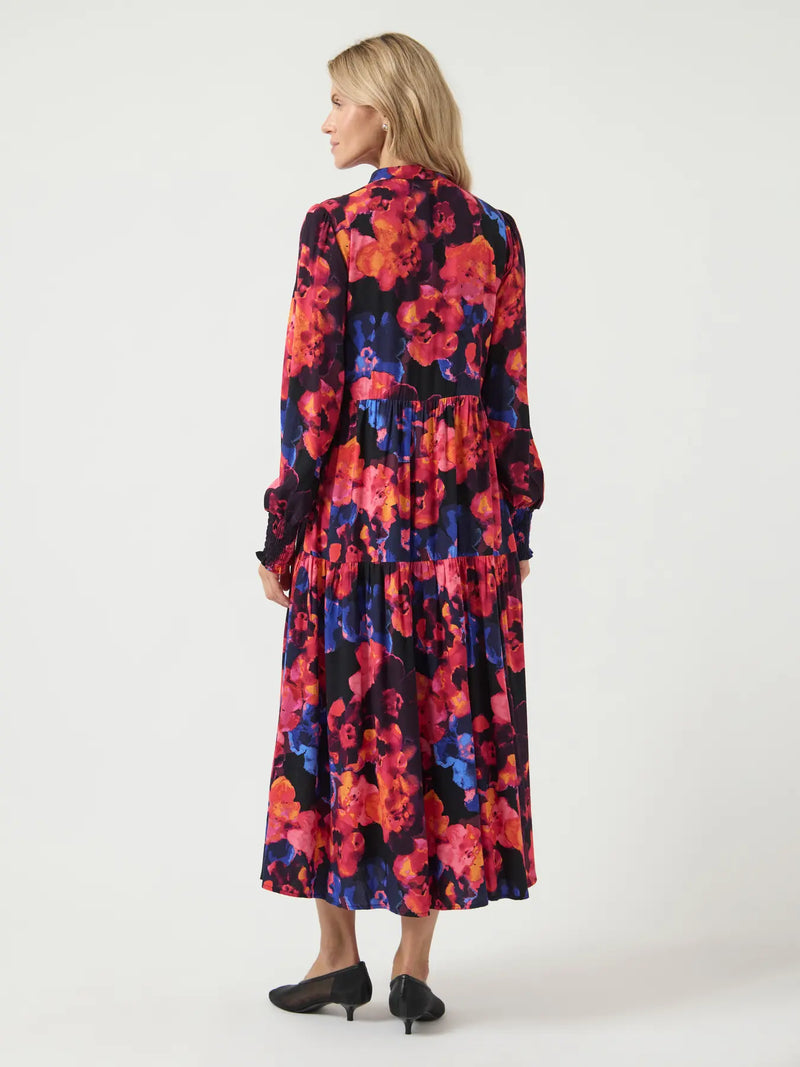 YAS Asina mekko - frillamekko - maksimekot - kukkakuvioitu - IHANA Store - lifestylemyymälä - naisten  vaatteet