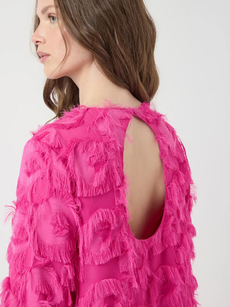 YAS Dio mekko - pinkki - juhlamekot - naisten muoti - hapsumekot - lifestylemyymälä - IHANA Store