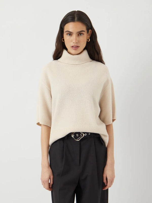 YAS Emila pooloneule - luonnonvalkoinen - villaneuleet - naisten muoti - lifestyle - IHANA Store