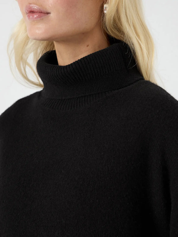 YAS Emila pooloneule - musta - villaneuleet - naisten muoti - lifestyle - IHANA Store
