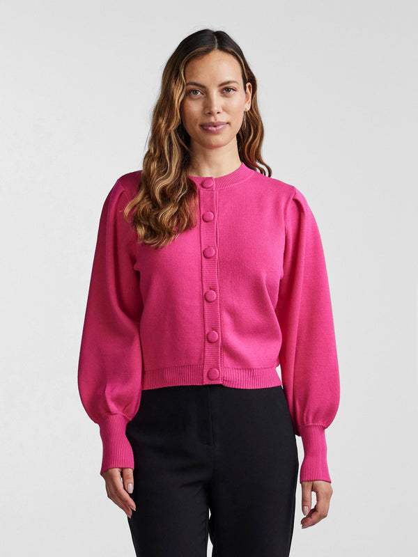 YAS Fonny neuletakki - pinkki - yläosat - naisten vaatteet - IHANA Store - lifestylemyymälä