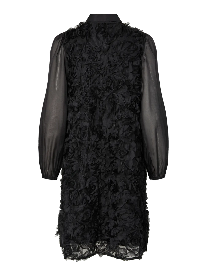 YAS Rosso mekko - musta - juhlamekot - juhlapukeutuminen - naisten muoti - musta mekko - lifestyle - IHANA Store