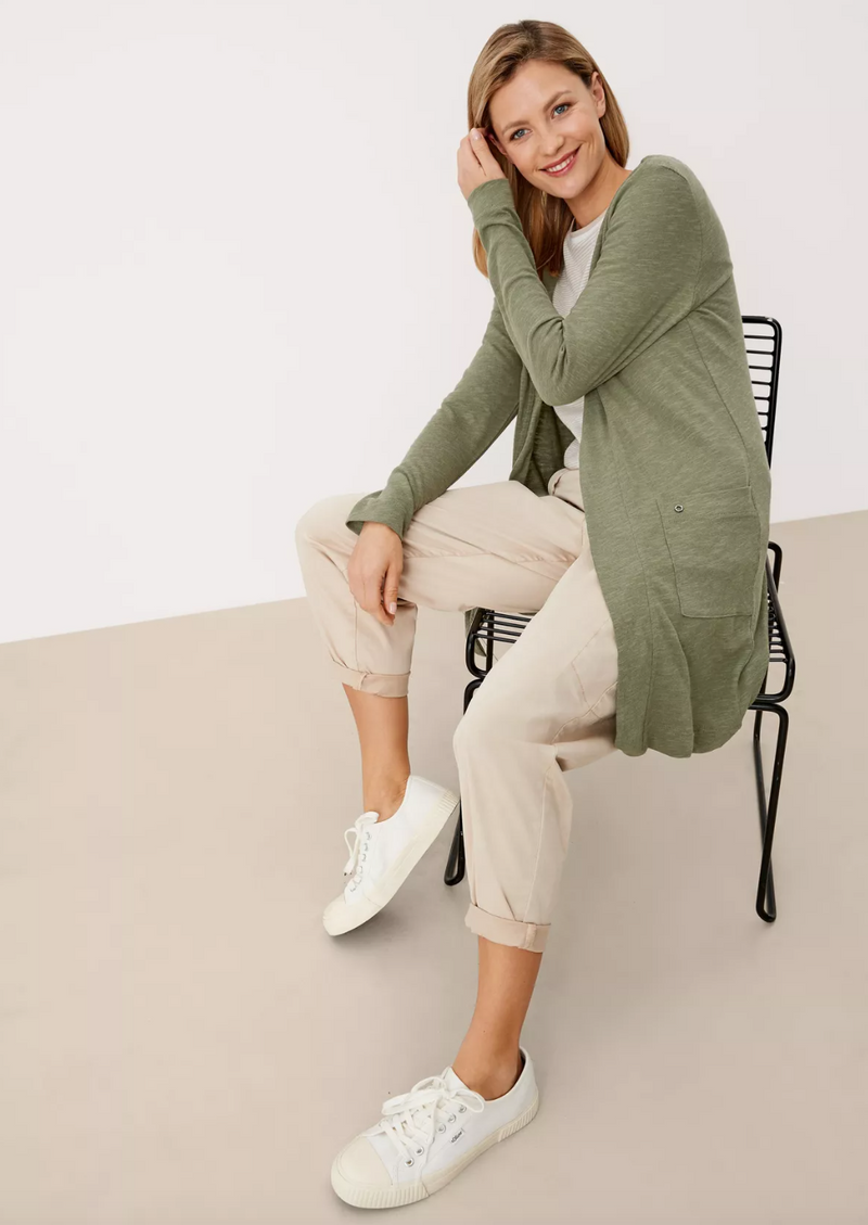 s.Oliver neuletakki - vihreä - ohut neuletakki - naisten vaatteet - IHANA Store - lifestylemyymälä
