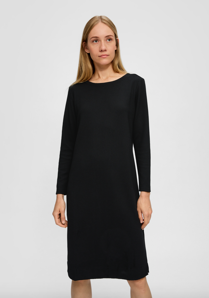 s.Oliver trikoomekko - musta - mekot ja tunikat - naisten vaatteet - IHANA Store - lifestylemyymälä
