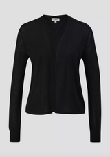 s.Oliver neuletakki - musta - lyhyt neuletakki - naisten vaatteet - IHANA Store - lifestylemyymälä - kotimainen verkkokauppa