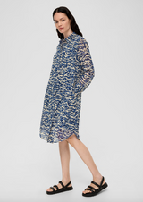 s.Oliver paitamekko - sininen - kuvioitu - mekot ja tunikat - naisten vaatteet - IHANA Store - lifestylemyymälä