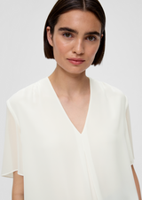 s,Oliver sifonkipusero - valkoinen - lyhythihainen paita - naisten vaatteet - IHANA Store - lifestylemyymälä