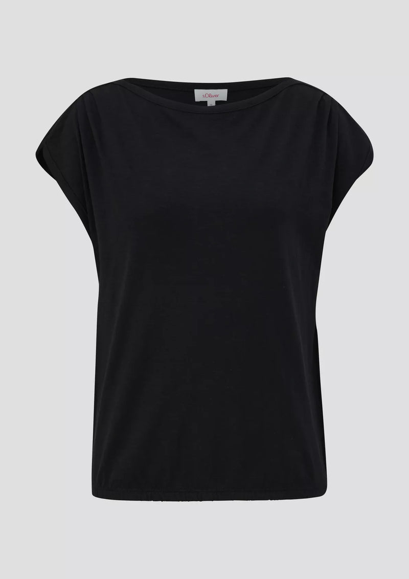 s.Oliver t-paita - venepääntie - puuvillapaita - naisten vaatteet - IHANA Store