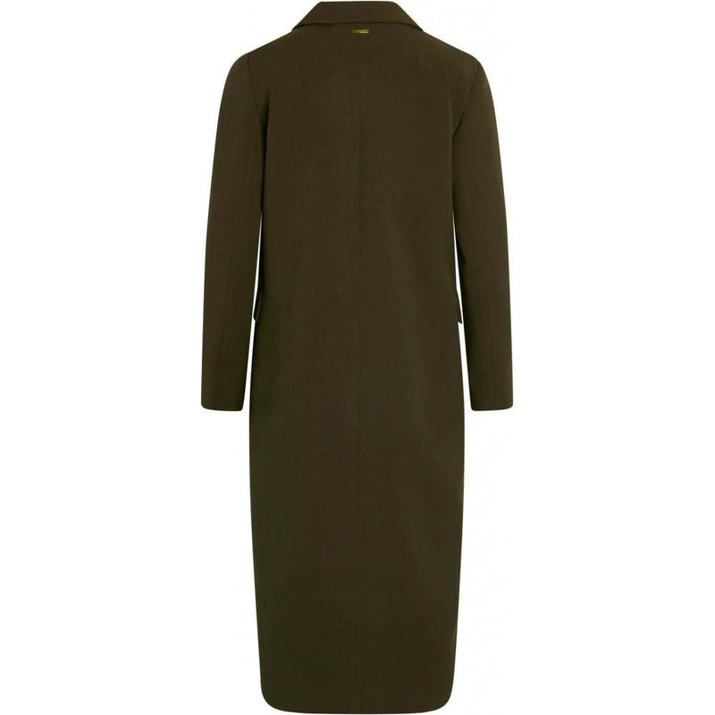 Bruuns Bazaar Floretta takki - välikausitakki - vihreä - pitkä bleiseri - Naisten vaatteet - IHANA Store - lifestylemyymälä