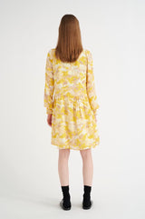InWear Martha mekko - keltainen - kuvioitu - lyhyet mekot 