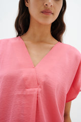 InWear Rindal t-paita - lyhythihainen pusero - pinkki - paidat ja puserot - yläosat - vaatteet - IHANA Store