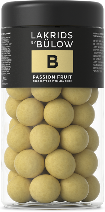 Lakrids by Bülow B Passion Fruit suklaakuorrutettu lakritsi - makeinen - herkut - koti - IHANA Store