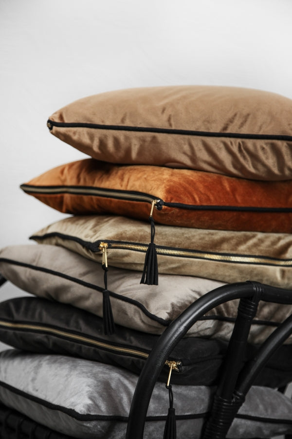 Miljogarden Chambord tyynynpäällinen - sametti - beige - koti - sisustus - tekstiilit
