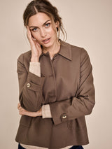 Mos Mosh Amber takki - ruskea - ohut takki - naisten vaatteet - IHANA Store