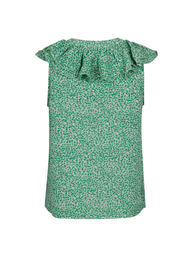 Nei Noir Albany toppi - vihreä - yläosat - hihattomat - naisten vaatteet 