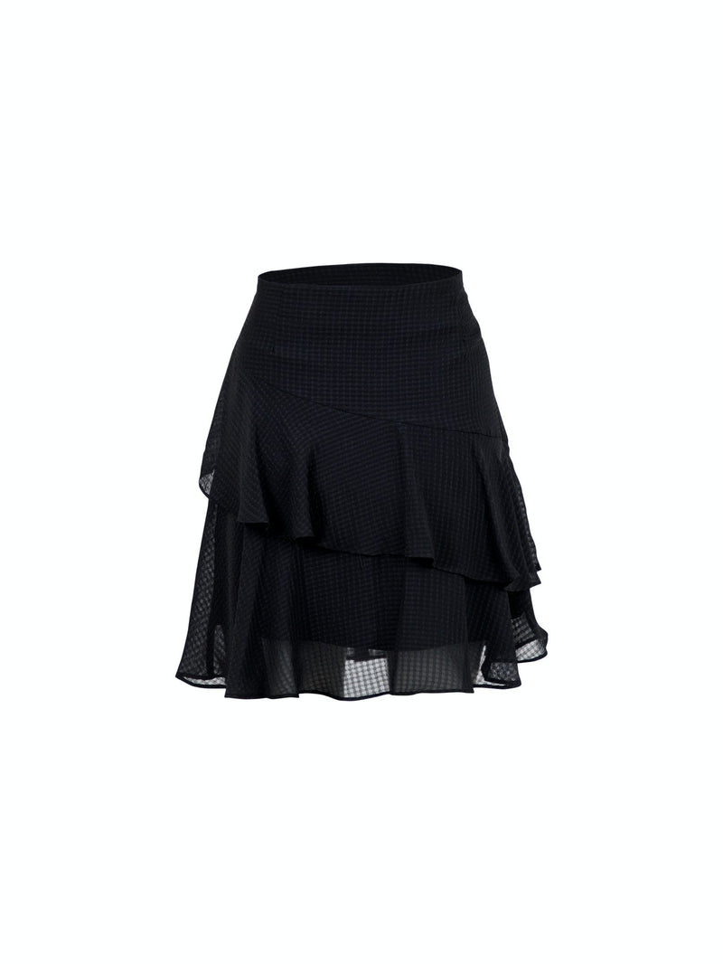 Neo Noir Dori hame - musta - lyhyet hameet - juhlahameet - frillahelma - Naisten vaatteet - IHANA Store - lifestylemyymälä