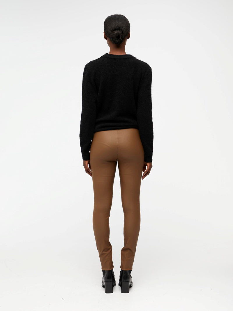 Object Belle coutatut leggingsit - ruskea - Alaosat - Naisten housut - IHANA Store - Muoti - lifestylemyymälä