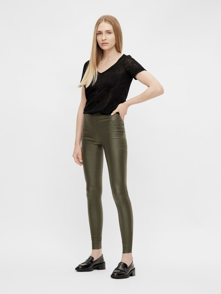 Object Belle coutatut leggingsit - vihreä - Alaosat - Naisten housut - IHANA Store - Muoti - lifestylemyymälä