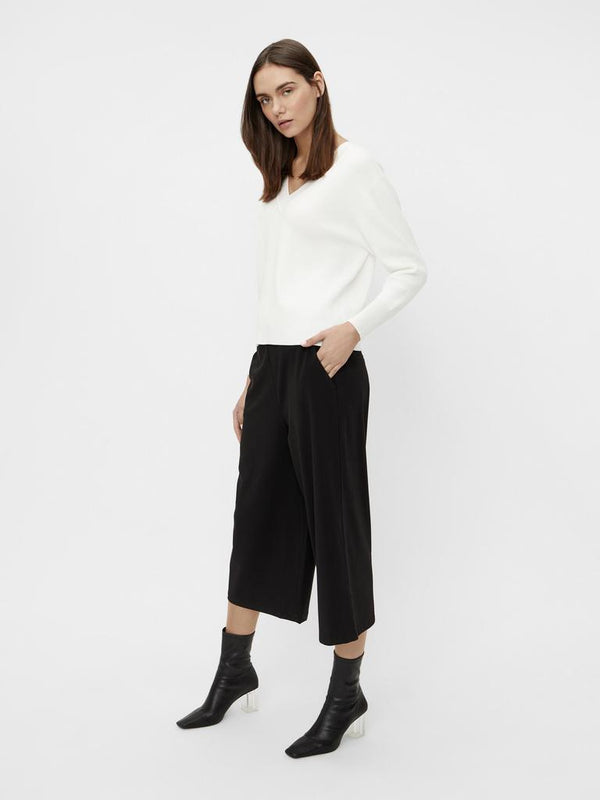 Object Ceclie culottes housut - musta - naisten muoti- vaatteet - pukeutuminen - IHANA Store - verkkokauppa - lifestyle