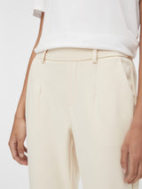 Object Lisa housut - luonnonvalkoinen - vajaamittaiset housut - naisten alaosa - IHANA Store