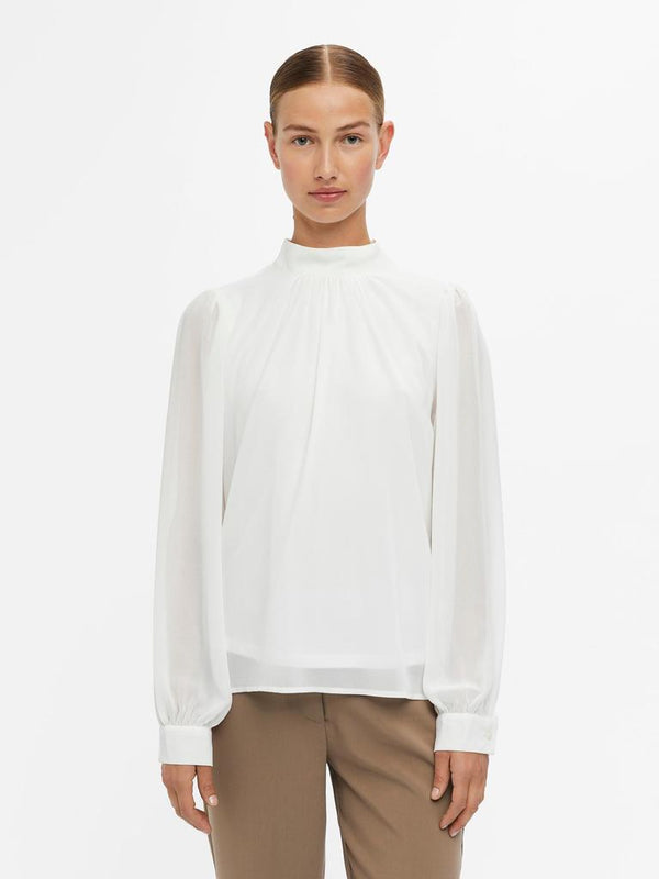 Object Mila sifonkipusero - valkoinen - Naisten paidat ja puserot - Muoti - IHANA Store - lifestylemyymälä