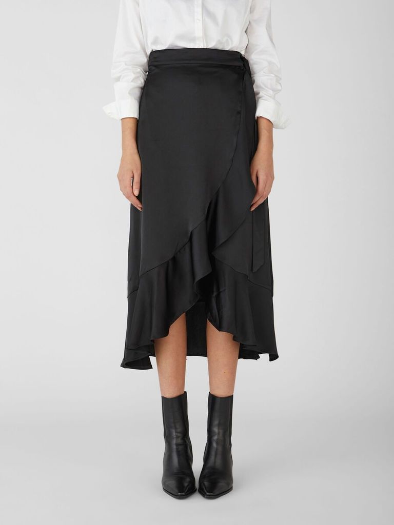 Object Sateen hame - musta - alaosat - hameet - naisten vaatteet