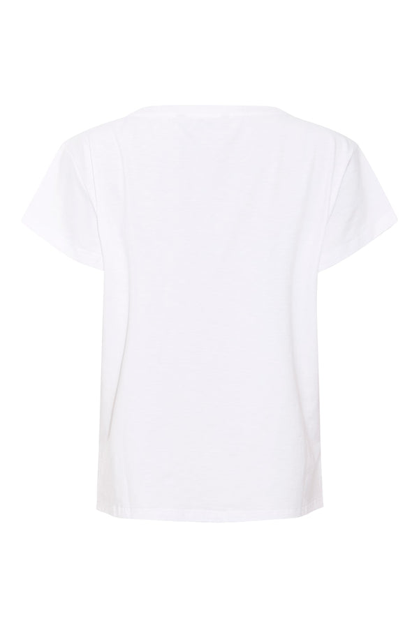 PBO Hera t-paita - valkoinen - lyhythihainen paita - naisten vaatteet - IHANA Store - lifestylemyymälä