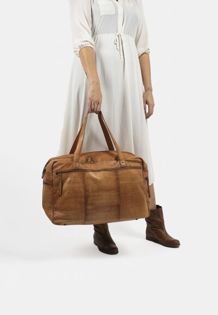 Re:Designed Signe weekender laukku - ruskea - nahkalaukku - isot laukut - IHANA Store - lifestyle