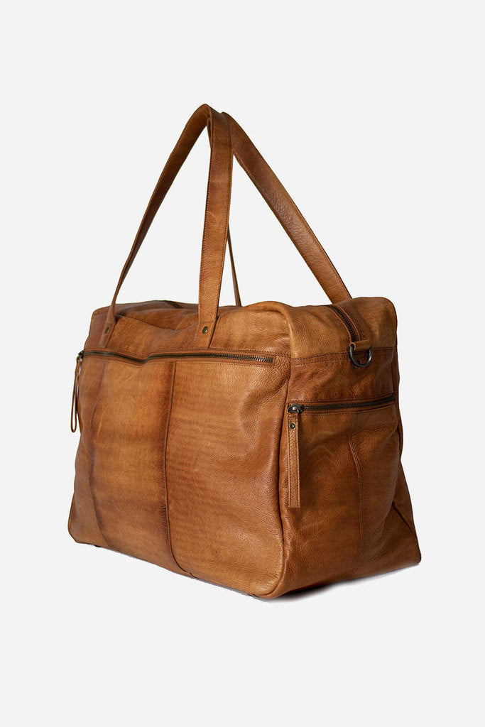 Re:Designed Signe weekender laukku - ruskea - nahkalaukku - isot laukut - IHANA Store - lifestyle