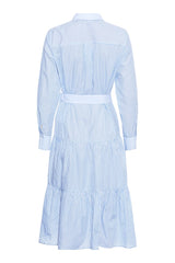 Rue de Femme Andrea mekko - sininen - raidallinen - paitamekko - Naisten vaatteet - IHANA Store