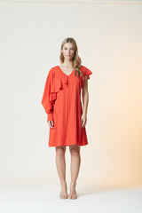 Rue de Femme Tilia mekko - punainen - Mekot - Naisten vaatteet - IHANA Store - lifestylemyymälä