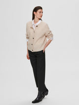 Selected Femme Lulu neuletakki - beige - neuleet ja neuletakit - yläosat - Naisten vaatteet - IHANA Store - lifestyle