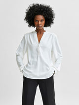 Selected Femme Mivia pusero - valkoinen - paidat ja puserot - yläosat - vaatteet