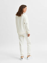 Selected Femme Stasie collegepaita - valkoinen - yläosat - naisten vaatteet - IHANA Store - lifestylemyymälä